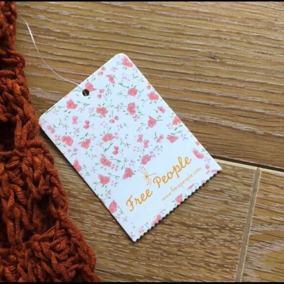 Nwt- Free People Crochet V-Neck Tank Top - Picture 7 of 7